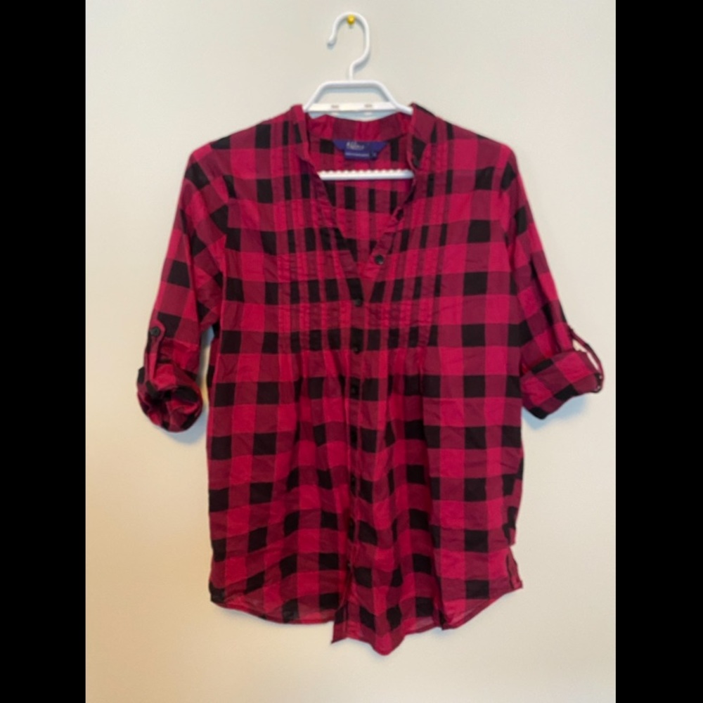 Miley Cyrus & Max Azria short sleeve shirt, size XL, colour Pink